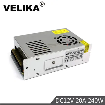 Universal DC12V Switch Power Supply 20A 240W Driver Switching 110V 220V AC DC 12V Lighting SMPS For LED Strip Display Light CCTV
Universal DC12V Switch Power Supply 20A 240W Driver Switching 110V 220V AC DC 12V Lighting SMPS For LED Strip Display Light CCTV