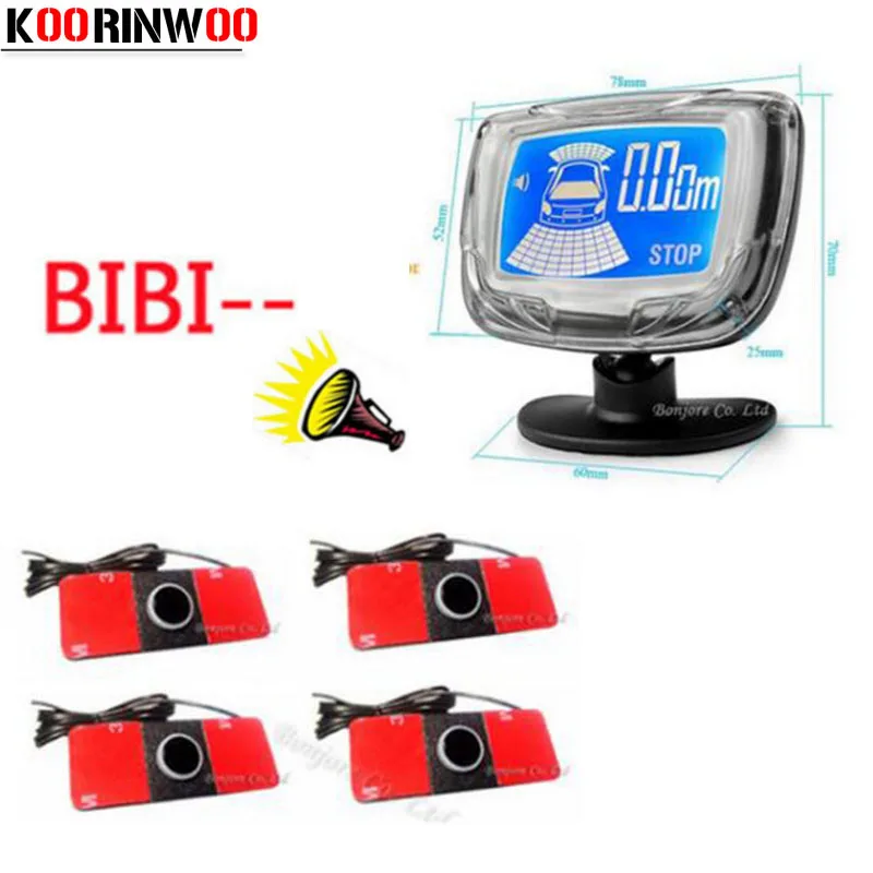 KOORINWOO Vehicle LCD Monitor Car Parking Sensors 4 Original 16.5MM Display Car Reverse Radars Parking Assist Jalousie System
KOORINWOO Vehicle LCD Monitor Car Parking Sensors 4 Original 16.5MM Display Car Reverse Radars Parking Assist Jalousie System