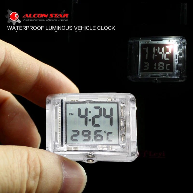 Alconstar- Motorcycle Luminous Vehincal Clock Motorbike ATV Electric Car Bicycle Watch for Honda for Yamaha with Temperature
Alconstar- Motorcycle Luminous Vehincal Clock Motorbike ATV Electric Car Bicycle Watch for Honda for Yamaha with Temperature