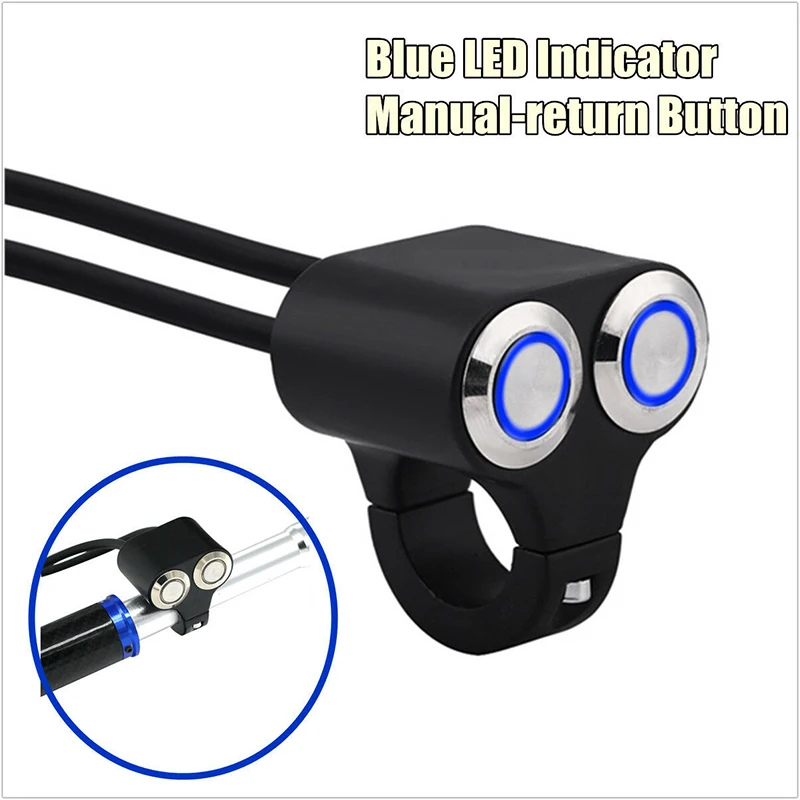 Motorcycle Handlebar Switch ON/OFF Manual-return Latching Action Buttons Easy To Install 1"25mm
Motorcycle Handlebar Switch ON/OFF Manual-return Latching Action Buttons Easy To Install 1"25mm