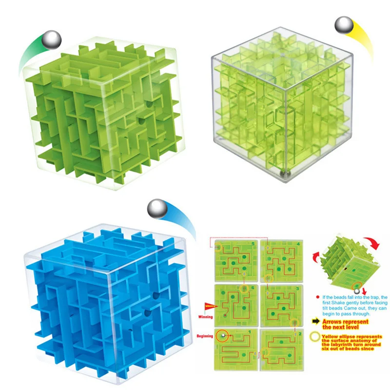 3D Mini Speed Cube Maze Magic Cube Puzzle Game Cubos Magicos Learning Toys Labyrinth Rolling Ball Toys For Chilren Adult Toy
3D Mini Speed Cube Maze Magic Cube Puzzle Game Cubos Magicos Learning Toys Labyrinth Rolling Ball Toys For Chilren Adult Toy