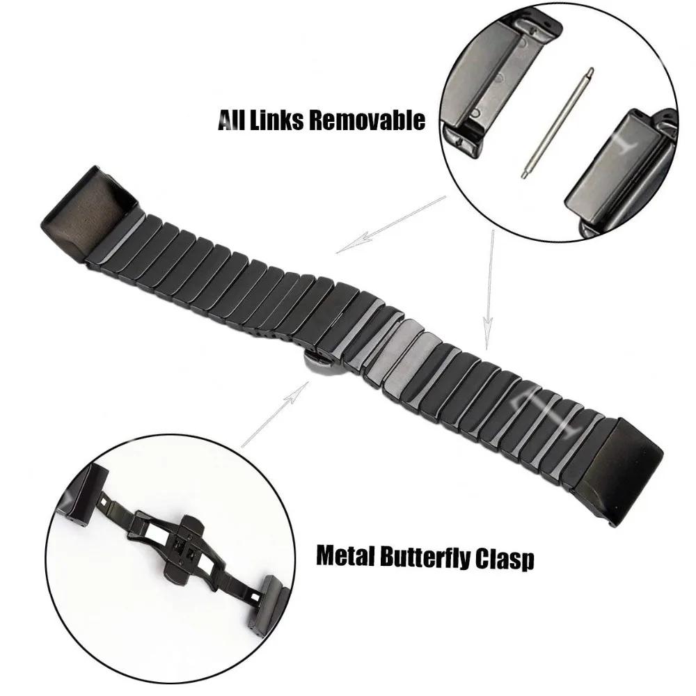 Luxury Ceramic Watchband Strap for Fenix 3 Watchband Easy Fit Butterfly Clasp Replacement Bracelet for Garmin Fenix 5X/Fenix 3HR
Luxury Ceramic Watchband Strap for Fenix 3 Watchband Easy Fit Butterfly Clasp Replacement Bracelet for Garmin Fenix 5X/Fenix 3HR