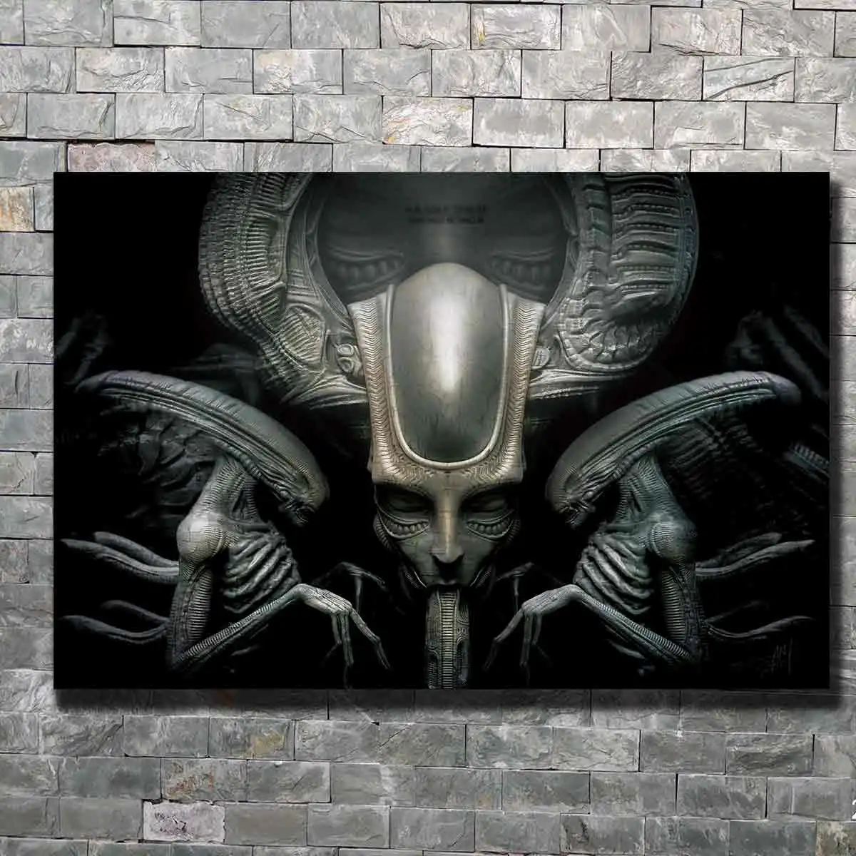 Art silk Poster God Hr Giger Li II Aliens Religion Vintage TV Classical 8x12 24x36 Wall Canvas Print Modern Decoration painting
Art silk Poster God Hr Giger Li II Aliens Religion Vintage TV Classical 8x12 24x36 Wall Canvas Print Modern Decoration painting