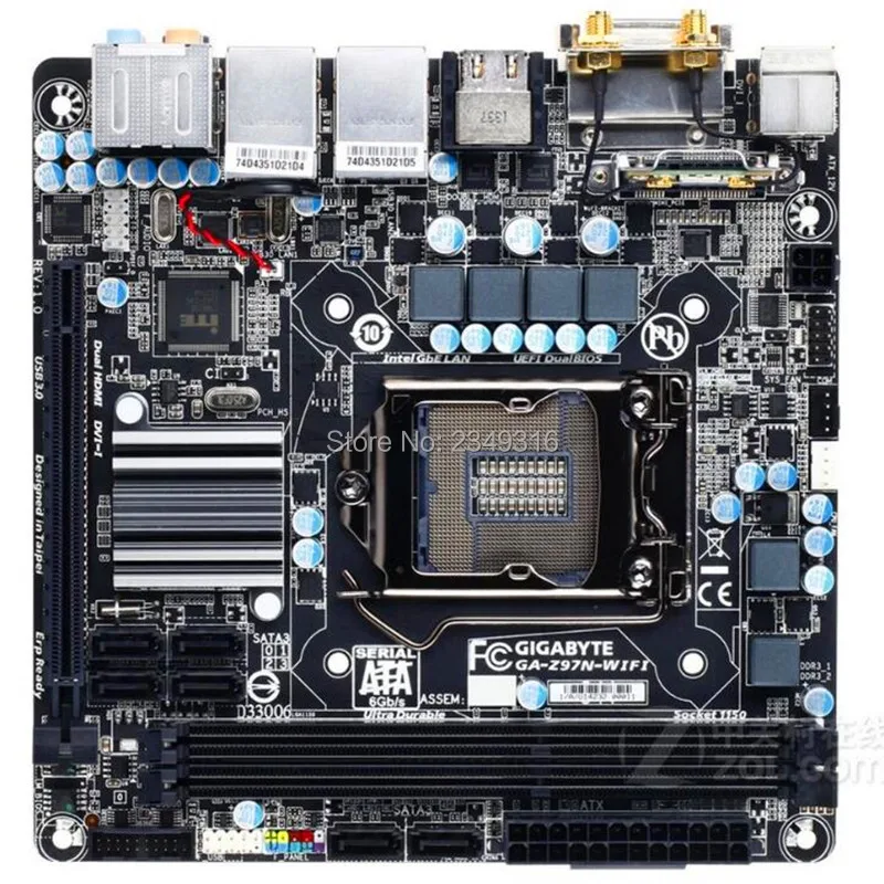 Original MINI-ITX ITX HTPC For Gigabyte GA-Z97N-WIFI Desktop Motherboard Z97N-WIFI Z97 LGA 1150 i3 i5 i7 DDR3 100% Fully Test
Original MINI-ITX ITX HTPC For Gigabyte GA-Z97N-WIFI Desktop Motherboard Z97N-WIFI Z97 LGA 1150 i3 i5 i7 DDR3 100% Fully Test