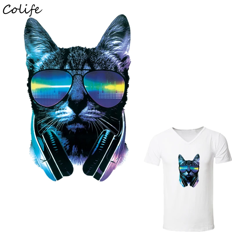 Blue Cat Dj Patches Washable DIY Accessory Clothes Decoration Print On T-Shirt New Design Clothes Stickers 26x16cm
Blue Cat Dj Patches Washable DIY Accessory Clothes Decoration Print On T-Shirt New Design Clothes Stickers 26x16cm