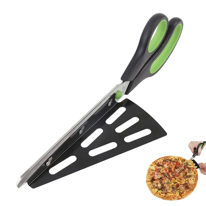 

Pizza Scissors Knife Pizza Cutting Tools Stainless Steel Pizza Cutter Slicer Baking Tools Multi-functional