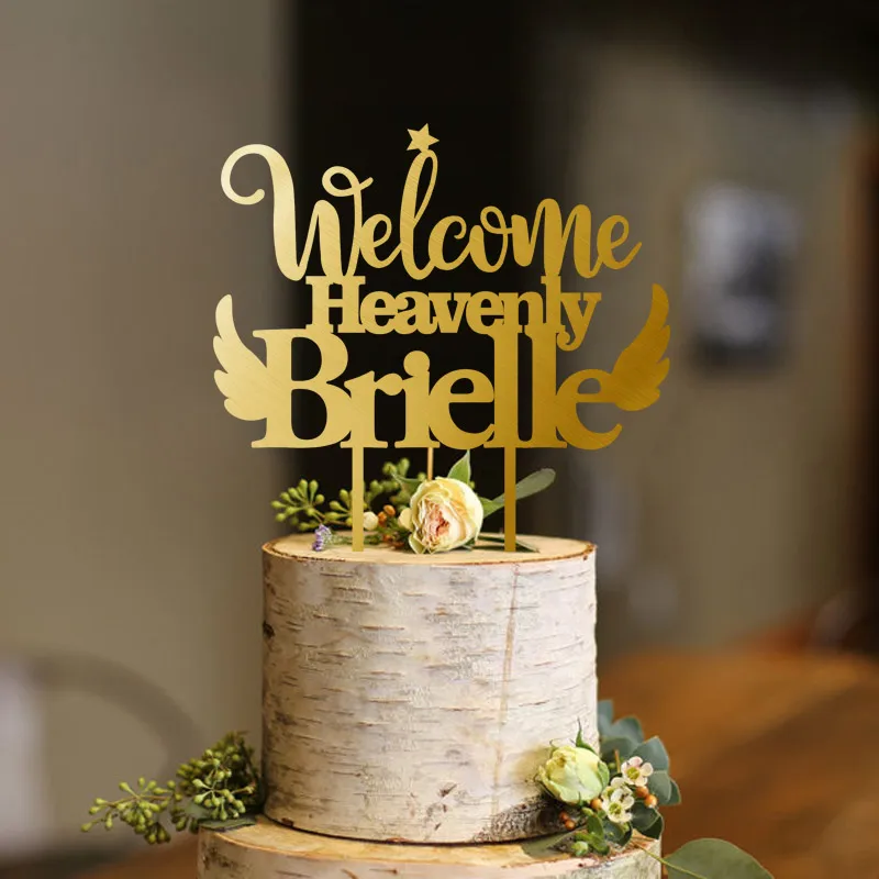 Custom Welcome Baby Cake Topper, Baby Shower Party Decoration, Wings Cake Topper, Boy baby Shower Decor, Girl Baby Shower
Custom Welcome Baby Cake Topper, Baby Shower Party Decoration, Wings Cake Topper, Boy baby Shower Decor, Girl Baby Shower