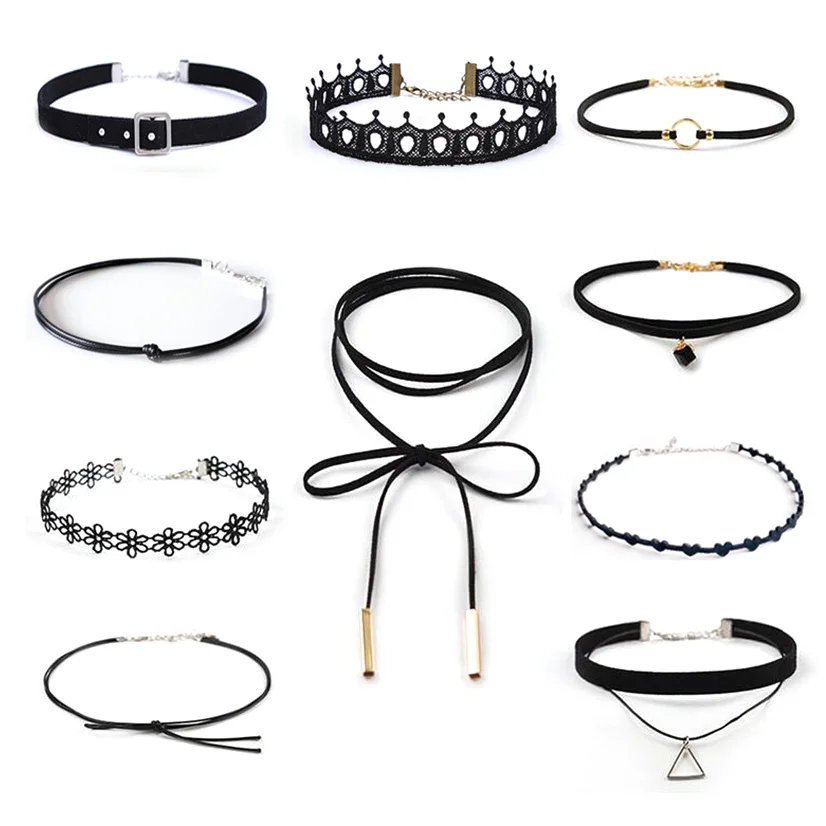 CHXINHNS simple Choker Necklace Black Lace Leather Velvet strip woman Collar Party Jewelry Neck accessories chokers
CHXINHNS simple Choker Necklace Black Lace Leather Velvet strip woman Collar Party Jewelry Neck accessories chokers