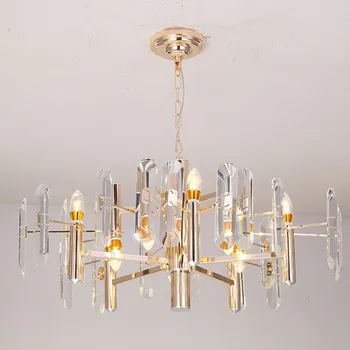 Modern LED Chandeliers Lamparas Cristal Luxury Chandelier LED Ceiling Chandelier Lighting Fixture for Living Room Bedroom
Modern LED Chandeliers Lamparas Cristal Luxury Chandelier LED Ceiling Chandelier Lighting Fixture for Living Room Bedroom