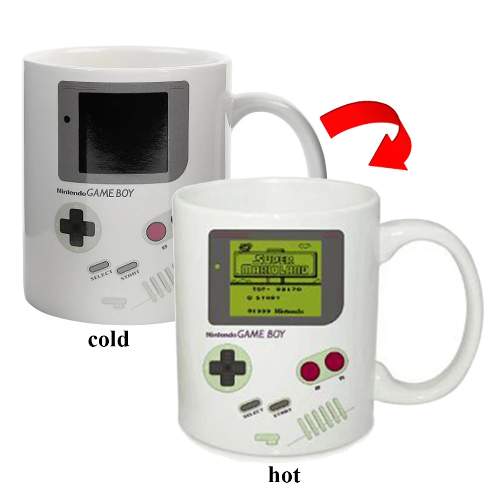 Creative Nintendo Game Boy Ceramic Coffee Mug Magic Heat Sensitive Color Changing Mug Sublimation Mug Porcelain Cup Gift Box
Creative Nintendo Game Boy Ceramic Coffee Mug Magic Heat Sensitive Color Changing Mug Sublimation Mug Porcelain Cup Gift Box