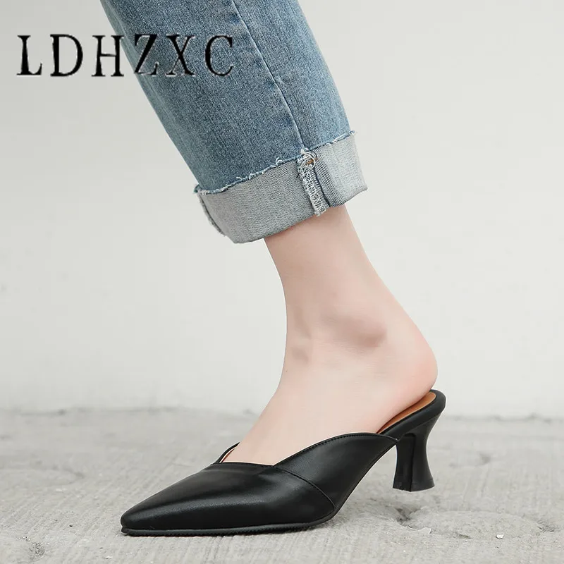 LDHZXC High Heel Pumps Women Pointed Toe Footwear Pu Leather Shoes Female Mules Shoes Woman Spring 2019 New Black
LDHZXC High Heel Pumps Women Pointed Toe Footwear Pu Leather Shoes Female Mules Shoes Woman Spring 2019 New Black