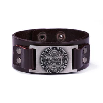 5PCS Viking Charm Leather Bracelets Rafael Enoch Symbol Adjustable Leather Strap Bracelets Bangles Jewelry
5PCS Viking Charm Leather Bracelets Rafael Enoch Symbol Adjustable Leather Strap Bracelets Bangles Jewelry