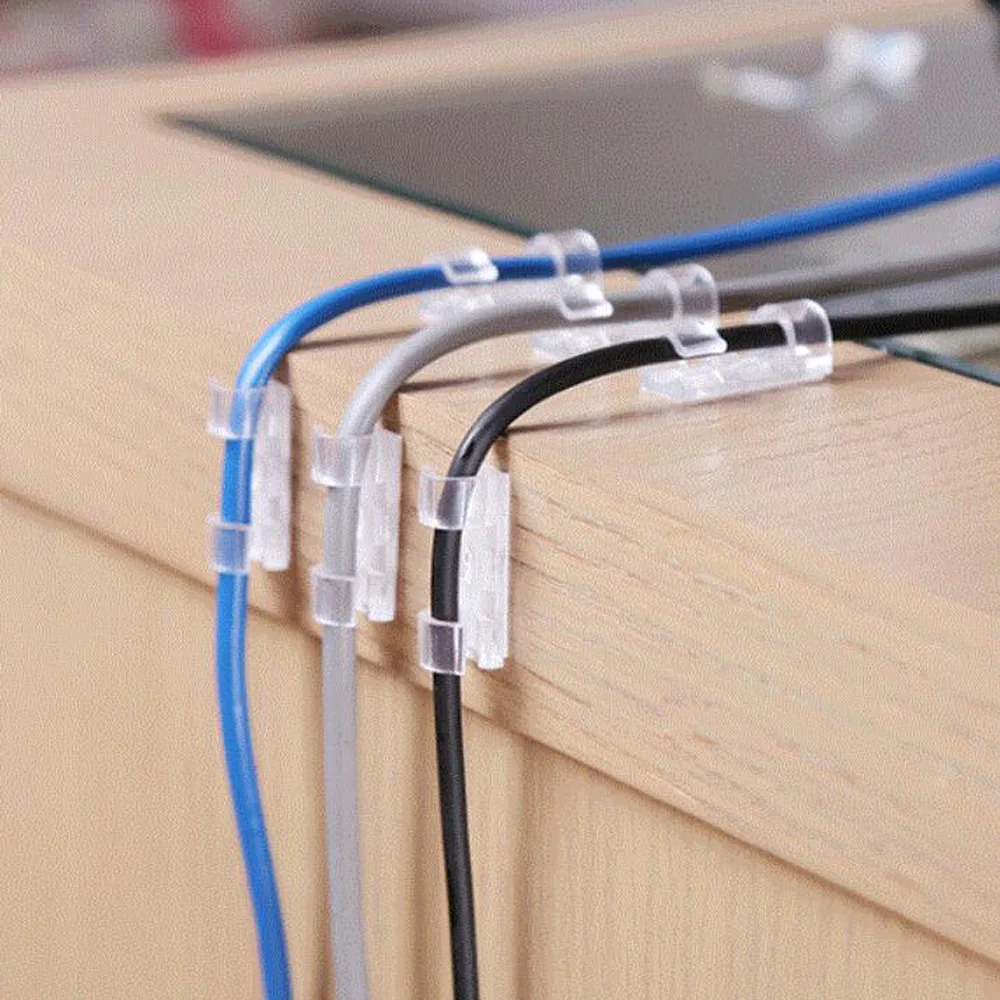 20pcs Plastic Self-adhesive Wire Clip Organizer Line Cable Buckle Clips Ties Fixer Fastener Holder 3*1.1*1cm Desktop Wire Clear
20pcs Plastic Self-adhesive Wire Clip Organizer Line Cable Buckle Clips Ties Fixer Fastener Holder 3*1.1*1cm Desktop Wire Clear