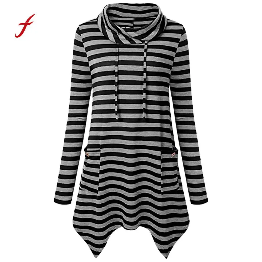 Female blouse Spring Autumn Women Blouses Striped Long Sleeve Cowl Neck Hem Tunic irregular hem womens tops and blouses
Female blouse Spring Autumn Women Blouses Striped Long Sleeve Cowl Neck Hem Tunic irregular hem womens tops and blouses