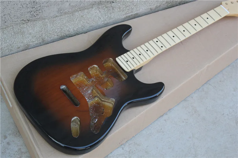 Wholesale Custom Black & Brown Semi-finished Electric Guitar with Maple Fretboard,22 Frets,Can Change Color/Wood
Wholesale Custom Black & Brown Semi-finished Electric Guitar with Maple Fretboard,22 Frets,Can Change Color/Wood