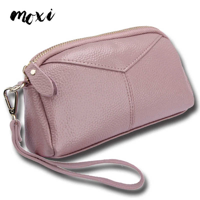 Moxi Genuine Leather Women Clutch Bag Fashion 5.5inch Phone Wallet Female Cowskin Handy Bag Sweet Shopping Wallet Ladies
Moxi Genuine Leather Women Clutch Bag Fashion 5.5inch Phone Wallet Female Cowskin Handy Bag Sweet Shopping Wallet Ladies