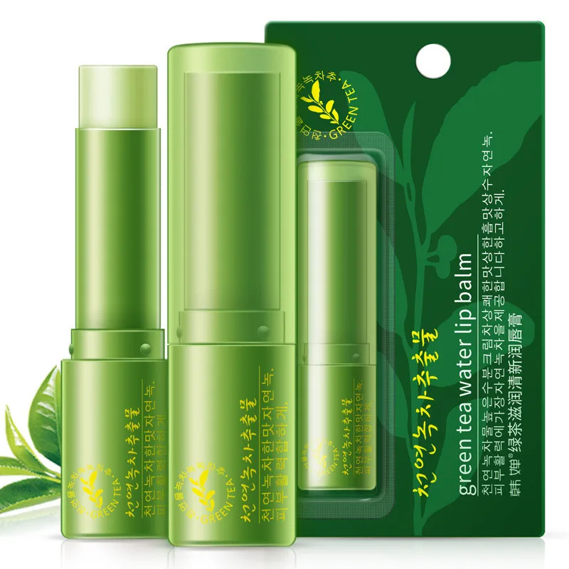 1 pcs Natural Green tea Lip Balm Plant Moisturizing Lipbalm Sweet Women Skin Care Makeup Lip Lines maquillage
1 pcs Natural Green tea Lip Balm Plant Moisturizing Lipbalm Sweet Women Skin Care Makeup Lip Lines maquillage