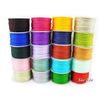 New! 1.5mm 31-Color Satin 100% Nylon Twine Cord Rope String Thread for bracelet jewelry making - 45M spool
New! 1.5mm 31-Color Satin 100% Nylon Twine Cord Rope String Thread for bracelet jewelry making - 45M spool