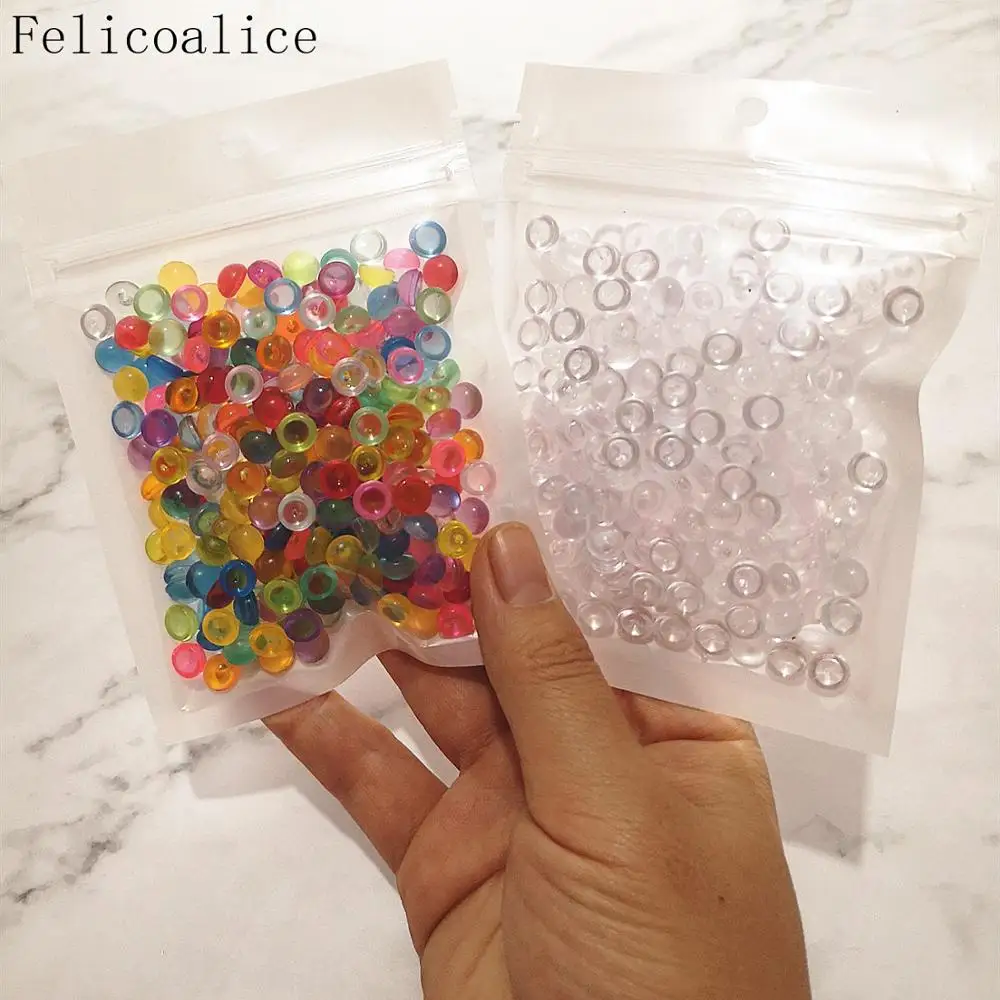 2 Packs Crystal Flat Fishbowl Beads Colorful Rubber Balls For Slime Filler DIY Supplies Decor Charms For Slime
2 Packs Crystal Flat Fishbowl Beads Colorful Rubber Balls For Slime Filler DIY Supplies Decor Charms For Slime