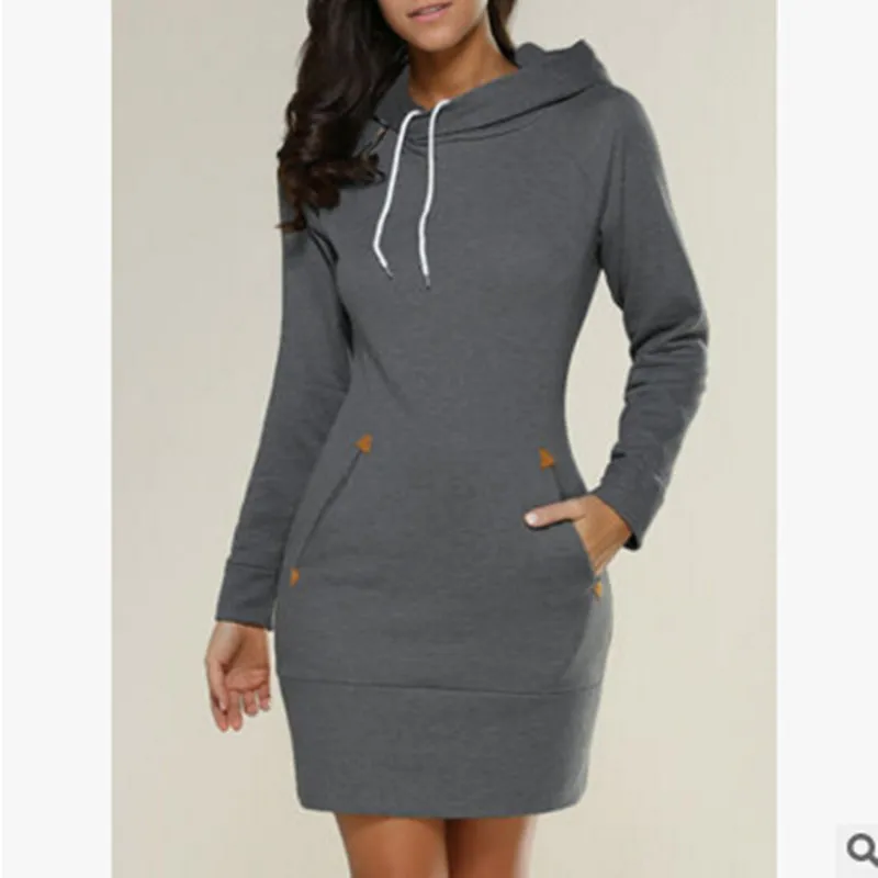 2019 New Black/Green/Grey/Wine Red Women Sweatshirt Dress Ladies Hoodie Pullover Jumper Pockets Top Plus Size M-5XL
2019 New Black/Green/Grey/Wine Red Women Sweatshirt Dress Ladies Hoodie Pullover Jumper Pockets Top Plus Size M-5XL