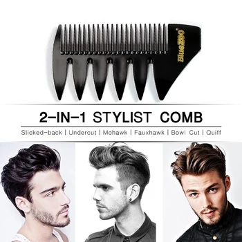 Multifunctional 2 in1 Comb Handle Grip Large Tooth Detangling Curly Hair Comb Styling Beard Oil Comb Men Hairdressing Comb
Multifunctional 2 in1 Comb Handle Grip Large Tooth Detangling Curly Hair Comb Styling Beard Oil Comb Men Hairdressing Comb