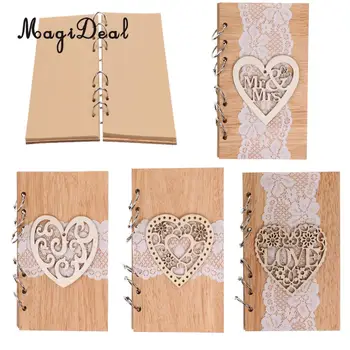 MagiDeal Rustic Kraft Inner Sheet Lace Wooden Cover Heart Decor Wedding Anniversary Guestbook Notebook Signature Book Accessory
MagiDeal Rustic Kraft Inner Sheet Lace Wooden Cover Heart Decor Wedding Anniversary Guestbook Notebook Signature Book Accessory