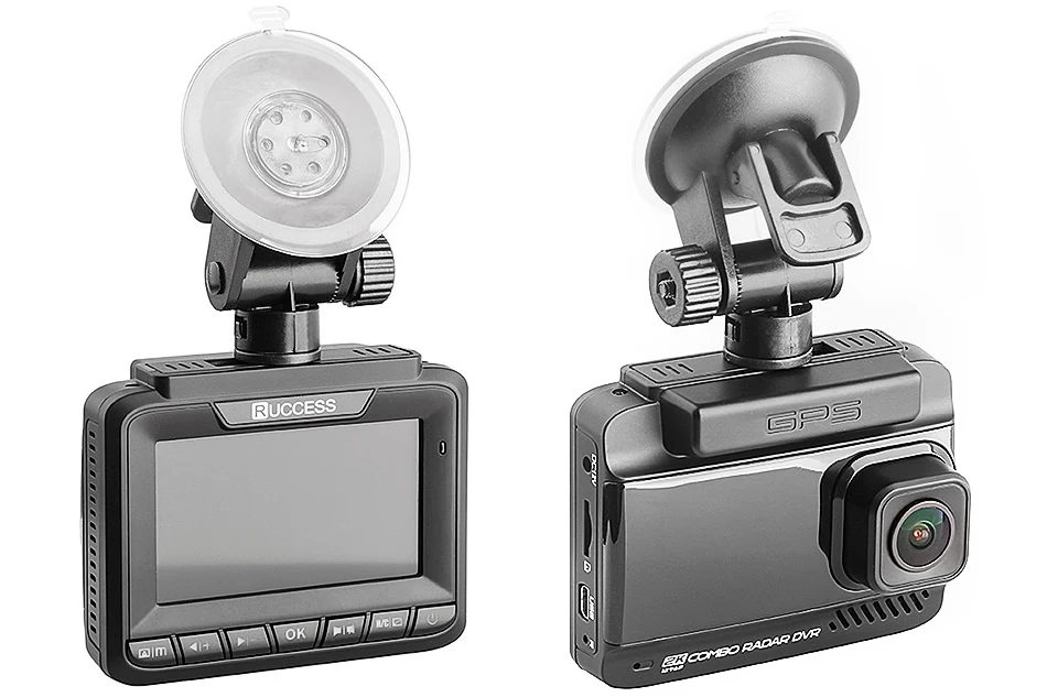 Ruccess DVR Radar Detector GPS 3 in 1 Car DVR FHD 1296P 1080P Dual Lens Dash Cam Speed Cam Anti-Radar Video Recorder Car Camera100