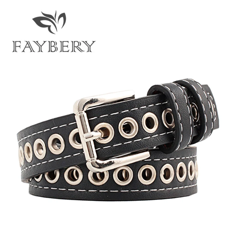 2018 Fashion Leather Belts for Women Grommet Duo Decoration European Brand Designer Women Belt for Ladies Jeans Accessories
2018 Fashion Leather Belts for Women Grommet Duo Decoration European Brand Designer Women Belt for Ladies Jeans Accessories