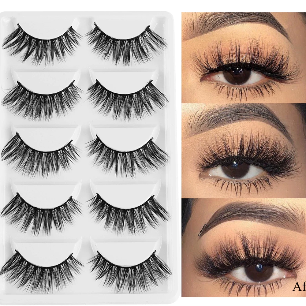5 Pairs Eyelashes False Eyelash Handmade Crossing False Eyelashes Long Black Soft Fake Eyelashes Extension Big Eyes Makeup Tools
5 Pairs Eyelashes False Eyelash Handmade Crossing False Eyelashes Long Black Soft Fake Eyelashes Extension Big Eyes Makeup Tools