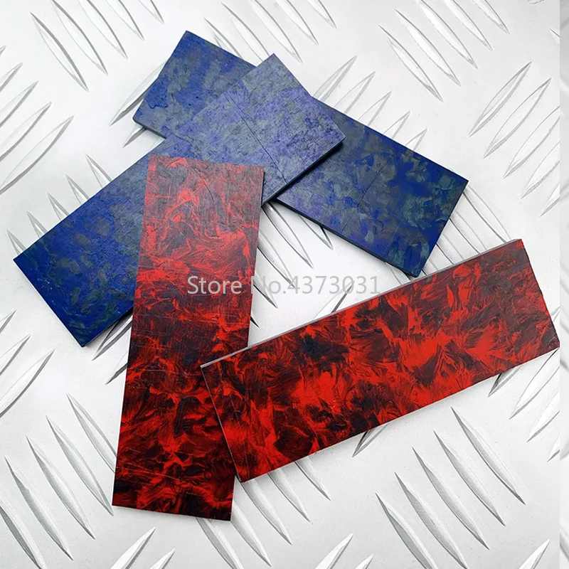 2Pieces DIY Knife Handle Material Compression Fibers Patch Plate Colour Marbled Carbon Fiber Black Marble Material with Resin
2Pieces DIY Knife Handle Material Compression Fibers Patch Plate Colour Marbled Carbon Fiber Black Marble Material with Resin