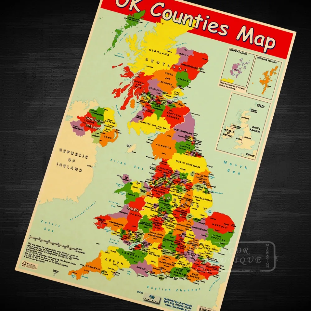 UK Counties Map, Educational Map Art Poster Decorative DIY Wall Canvas Painting Stickers Home Posters Bar Art Decor
UK Counties Map, Educational Map Art Poster Decorative DIY Wall Canvas Painting Stickers Home Posters Bar Art Decor