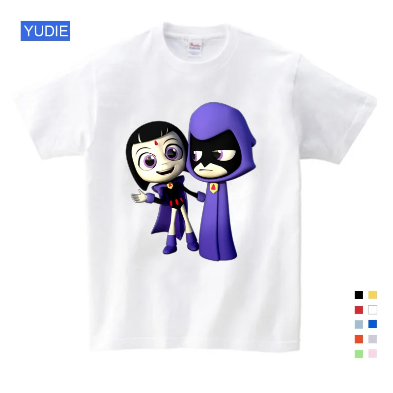 2019 Children Teen Titans Go T Shirt Raven Cartoon Summer Tops Unisex Kids T Shirts Boys Girls Shirts Clothes for Big Childrens
2019 Children Teen Titans Go T Shirt Raven Cartoon Summer Tops Unisex Kids T Shirts Boys Girls Shirts Clothes for Big Childrens