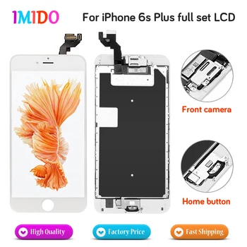 Competely High Quality LCD For iPhone 6S plus LCD Display Home button+Front camera+3D touch Touch Screen Digitizer Assembly
Competely High Quality LCD For iPhone 6S plus LCD Display Home button+Front camera+3D touch Touch Screen Digitizer Assembly