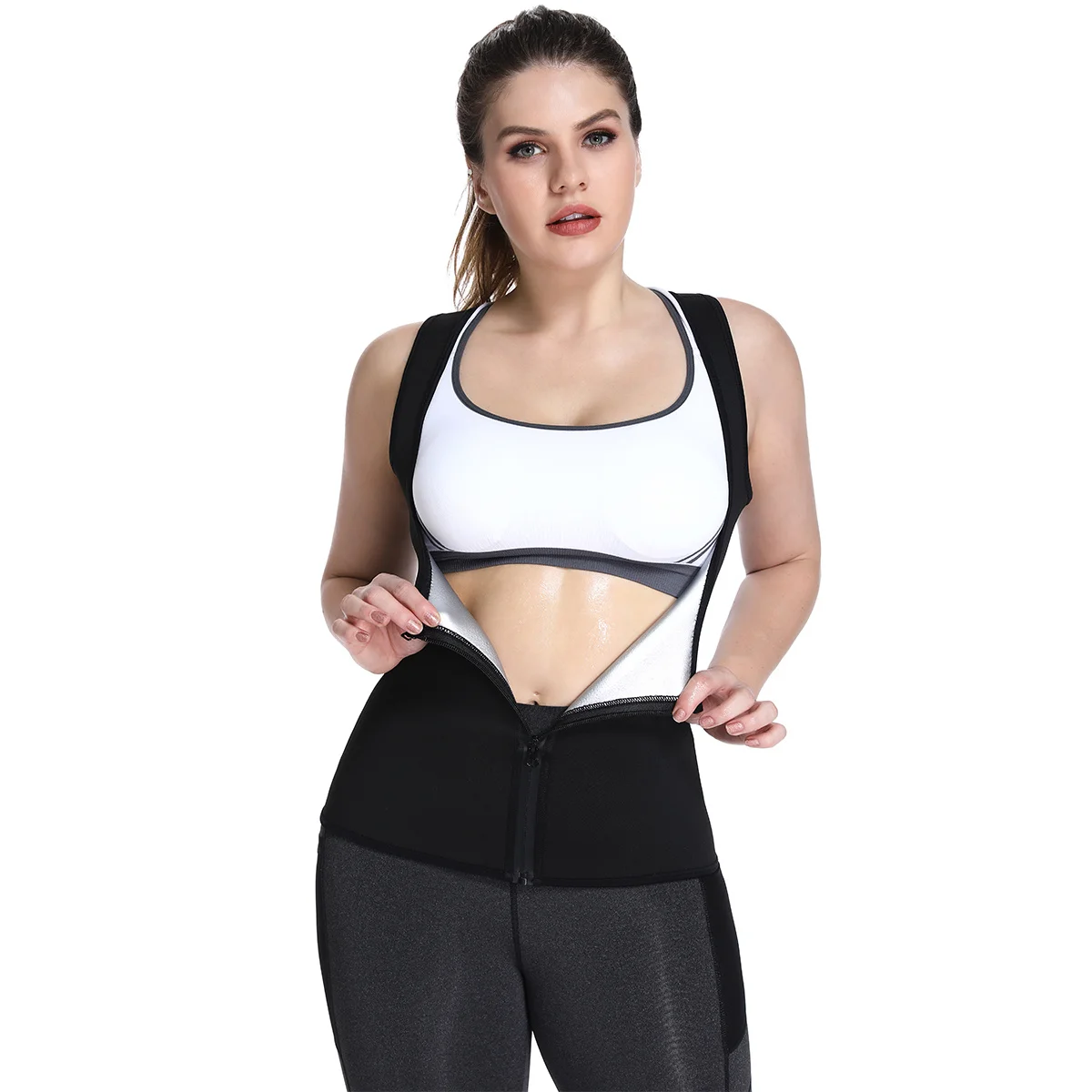 Workout Body Shaper Top Waist Trainer Corset for Women Weight Loss Neoprene Sauna Sweat Vest Tank Top Sport Girdle Tummy Shaper
Workout Body Shaper Top Waist Trainer Corset for Women Weight Loss Neoprene Sauna Sweat Vest Tank Top Sport Girdle Tummy Shaper
