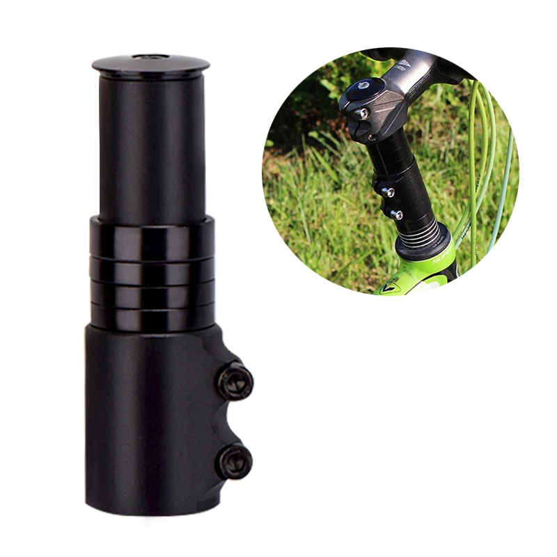 Aluminum Alloy Bicycle Fork Stem Extender Durable Bike Headlebar Stem Increased Control Tube Riser Up Extension Holder Adapter
Aluminum Alloy Bicycle Fork Stem Extender Durable Bike Headlebar Stem Increased Control Tube Riser Up Extension Holder Adapter