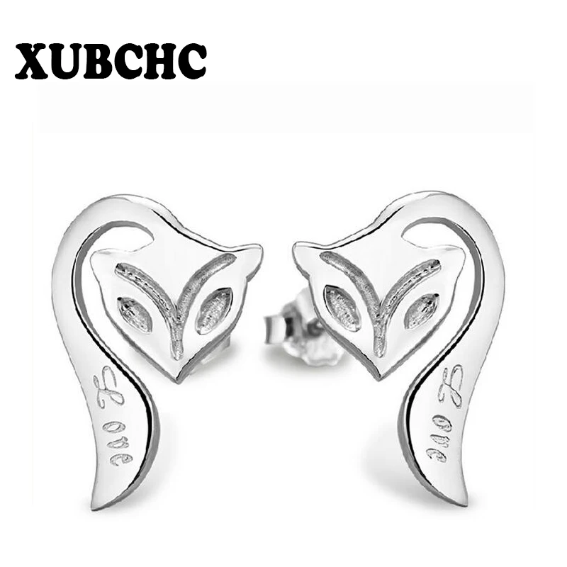XUBCHC High Quality Animal Silver White Stud Earrings Tendy Fox Earring Fashion Jewelry for Women Best Gift
XUBCHC High Quality Animal Silver White Stud Earrings Tendy Fox Earring Fashion Jewelry for Women Best Gift
