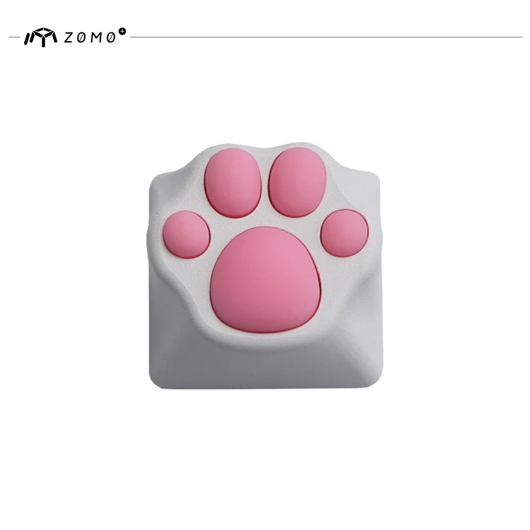 ZOMO CAT'S PAW ALUMINUM KEYCAP CNC and White-Color Anodizing Aluminum Base& Sillica Gel Paw
ZOMO CAT'S PAW ALUMINUM KEYCAP CNC and White-Color Anodizing Aluminum Base& Sillica Gel Paw