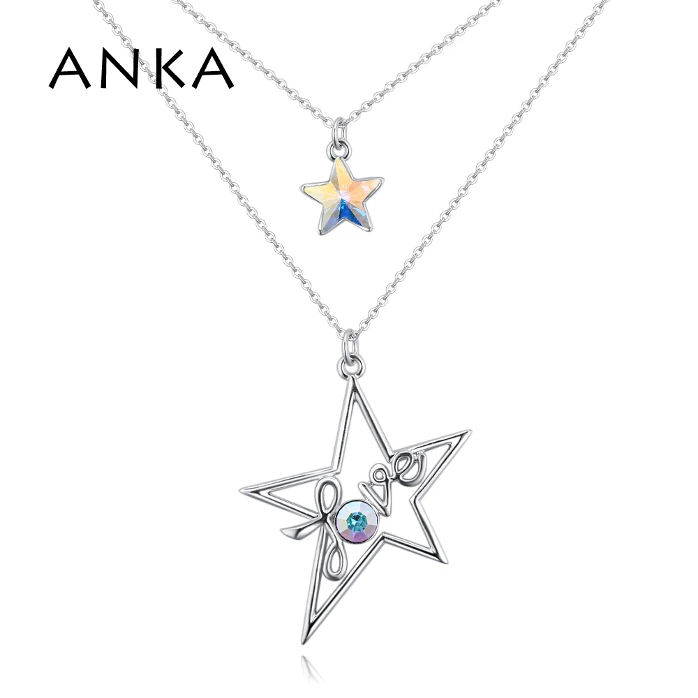 ANKA Love With Pentagram Crystal Chokers Necklace Valentine's Day Gift for Women Main Stone Crystals from Austria #129571
ANKA Love With Pentagram Crystal Chokers Necklace Valentine's Day Gift for Women Main Stone Crystals from Austria #129571