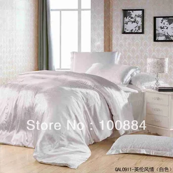Pure white silk bedding set,30% silk + 70% fiber 4pc bedding sets without filling,white bedding sets silk material
Pure white silk bedding set,30% silk + 70% fiber 4pc bedding sets without filling,white bedding sets silk material