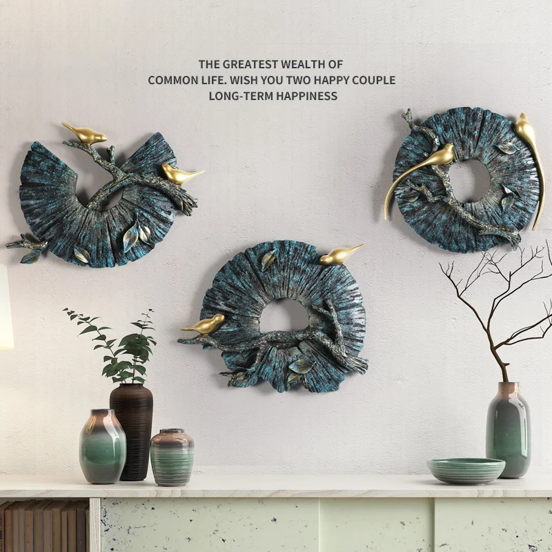 American Style 3D Stereo Resin Round Shape Animal Birds Crafts Wall Decoration Wall Creative Chinese Corridor Mural Ornaments
American Style 3D Stereo Resin Round Shape Animal Birds Crafts Wall Decoration Wall Creative Chinese Corridor Mural Ornaments