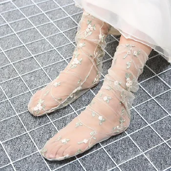grace flower mesh Transparent Crystal Socks Silk Summer Women Socks
grace flower mesh Transparent Crystal Socks Silk Summer Women Socks