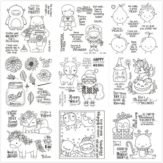 ZFPARTY Mixed Transparent Clear Silicone Stamp/Seal for DIY scrapbooking/photo album Decorative card making
ZFPARTY Mixed Transparent Clear Silicone Stamp/Seal for DIY scrapbooking/photo album Decorative card making