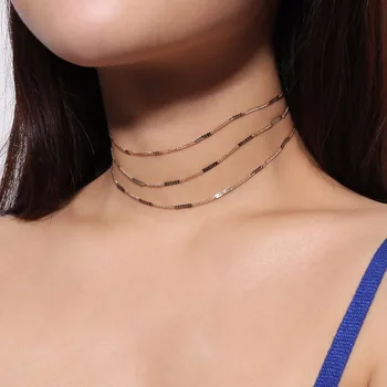 Sexy Multilayer Sequins Tassel Pendants Chain Necklace Choker Collar Women Jewelry for Women
Sexy Multilayer Sequins Tassel Pendants Chain Necklace Choker Collar Women Jewelry for Women