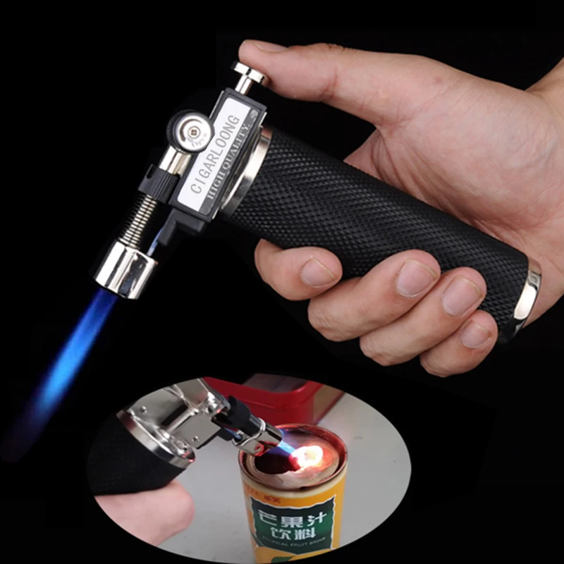 Cigar lighter torch inflatable personalized windproof male straight into the pulley lighter
Cigar lighter torch inflatable personalized windproof male straight into the pulley lighter