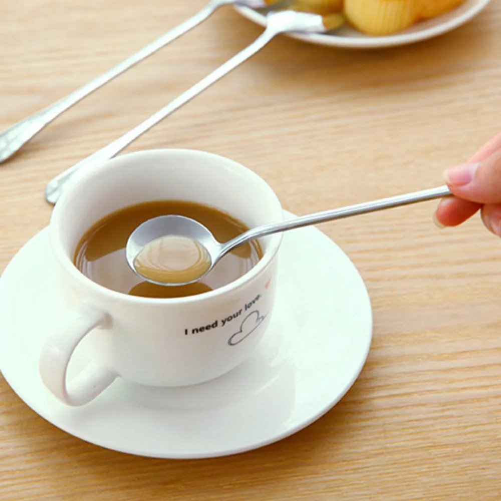 HOT Stainless Steel Long Handle Tea Coffee Spoons Ice Cream Cutlery Stainless Steel Nt Drop ship 18 Sept 28
HOT Stainless Steel Long Handle Tea Coffee Spoons Ice Cream Cutlery Stainless Steel Nt Drop ship 18 Sept 28