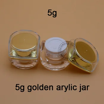 (30 piece/lot)Empty 5g jar Sqaure gold cosmetic containers Cosmetic jar diamond Acrylic jar
(30 piece/lot)Empty 5g jar Sqaure gold cosmetic containers Cosmetic jar diamond Acrylic jar