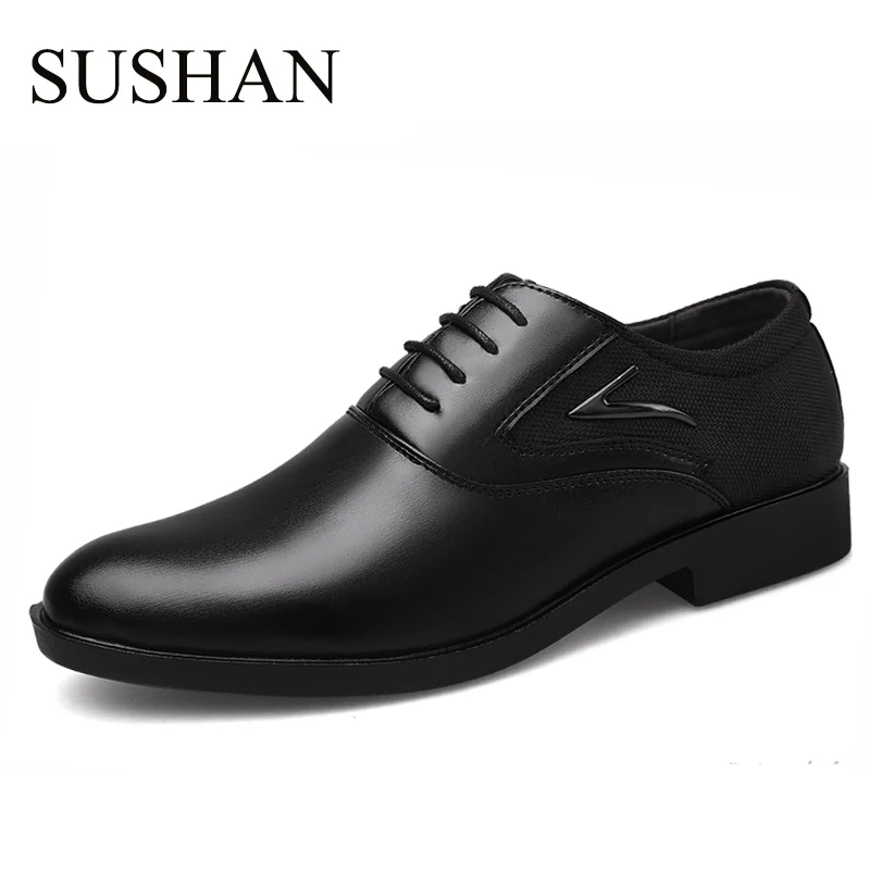 Autumn Men PU Leather Oxford Flat Classic Formal Shoes Pointed Toe Business Lace Up Shoes Black Brown Hombre Plus Size 38-48
Autumn Men PU Leather Oxford Flat Classic Formal Shoes Pointed Toe Business Lace Up Shoes Black Brown Hombre Plus Size 38-48