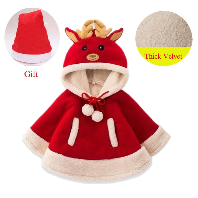 Faux Fur Christmas Elk Hooded Cloak Unisex Children's Korean Santa Claus Costume Christmas Cape Cartoon Coat Windbreaker for Kid
Faux Fur Christmas Elk Hooded Cloak Unisex Children's Korean Santa Claus Costume Christmas Cape Cartoon Coat Windbreaker for Kid
