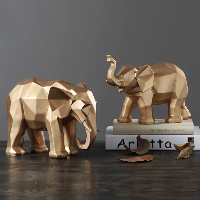Geometric Elephant Model Decor Animal Ornaments Resin Ornaments Home Desktop Decoration Animal Lucky Best Gift
Geometric Elephant Model Decor Animal Ornaments Resin Ornaments Home Desktop Decoration Animal Lucky Best Gift