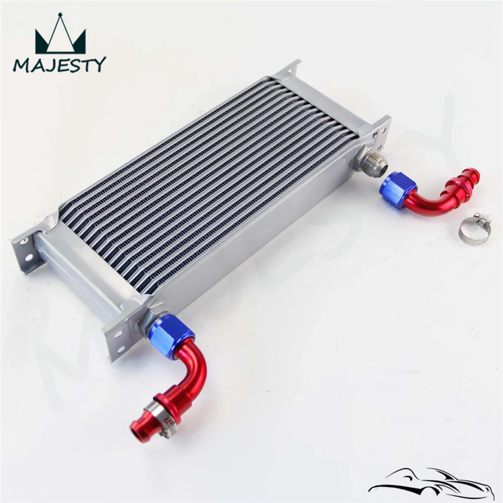 Universal Oil Cooler 16 Row AN10 Engine Transmission Oil Cooler Cooling/Radiating System+90 degree Fittings
Universal Oil Cooler 16 Row AN10 Engine Transmission Oil Cooler Cooling/Radiating System+90 degree Fittings